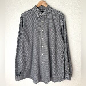 Ralph Lauren Men’s Plaid Button Down Shirt, XL